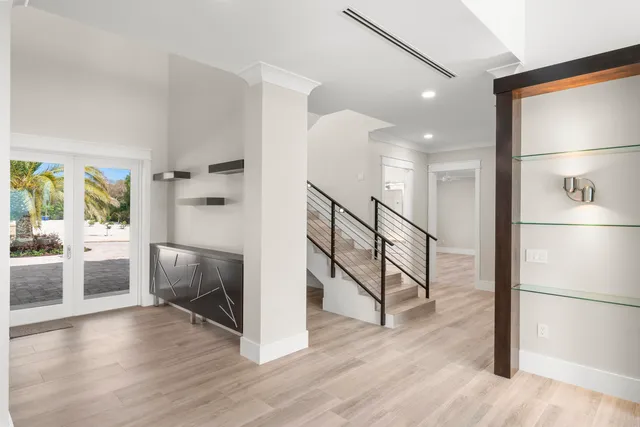 a view of a walk in closet