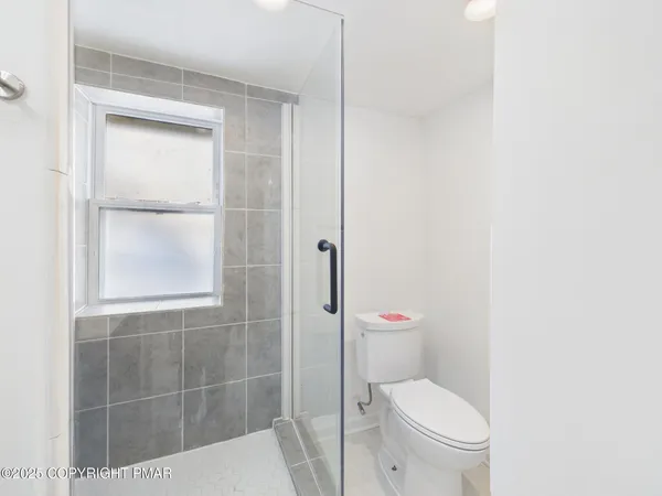 a white toilet sitting next to a bathroom