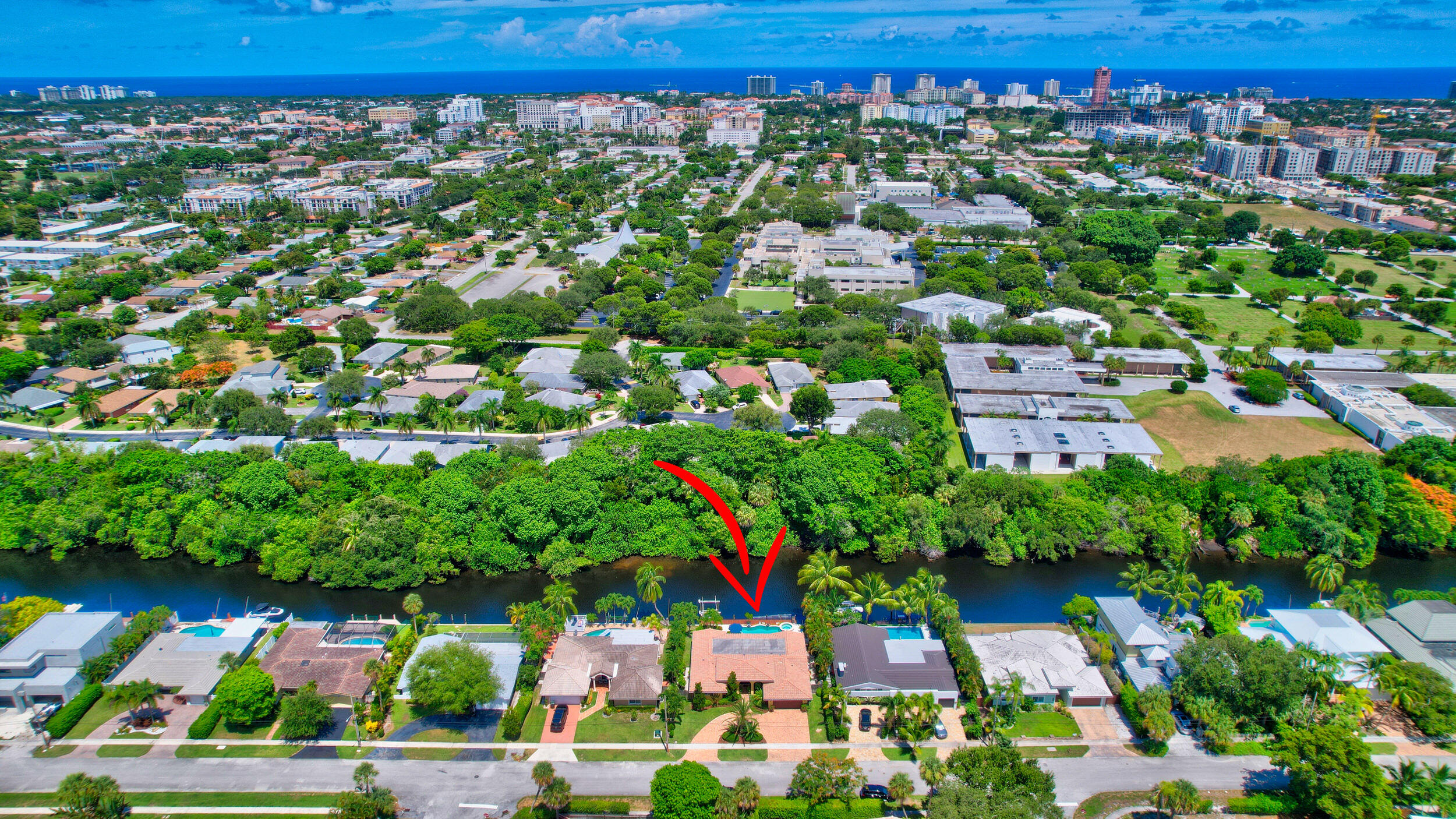 412 Southwest 6th Avenue Boca Raton, FL 33486 - Photo 2 of 19 Facing east to the beach