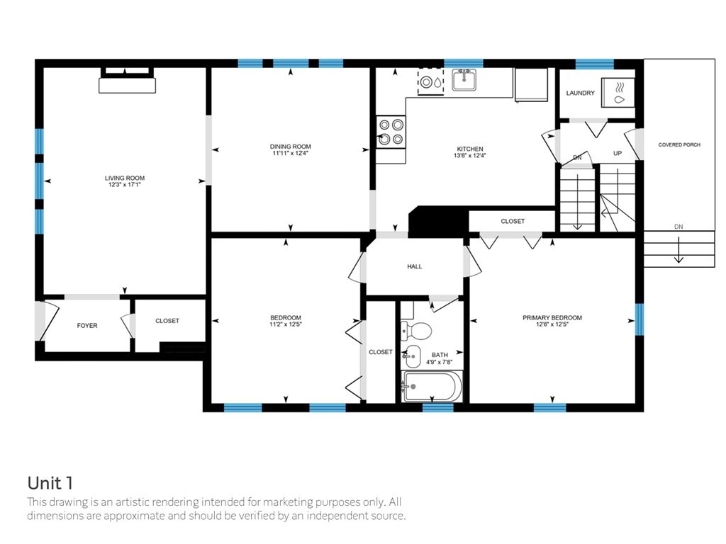 63-65 Brookley Road, Unit 1 Boston, MA 02130 - Photo 20 of 20 a picture of a floor plan
