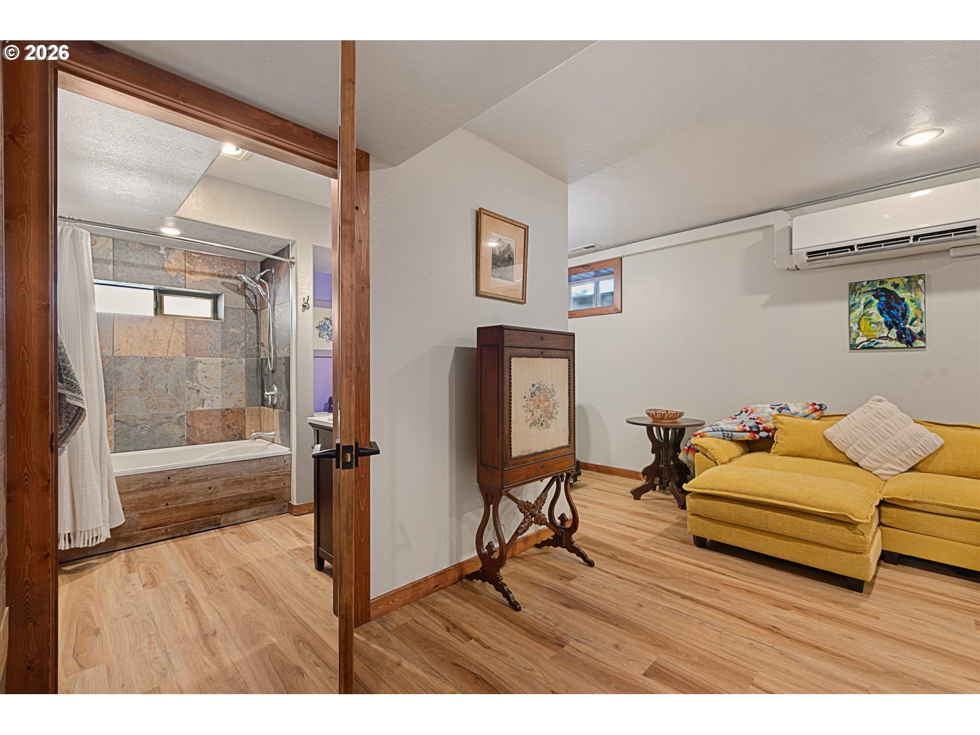 60989 Old Ski Run Road Joseph, OR 97846 - Photo 32 of 46 a bedroom with a bed and a view of bathroom