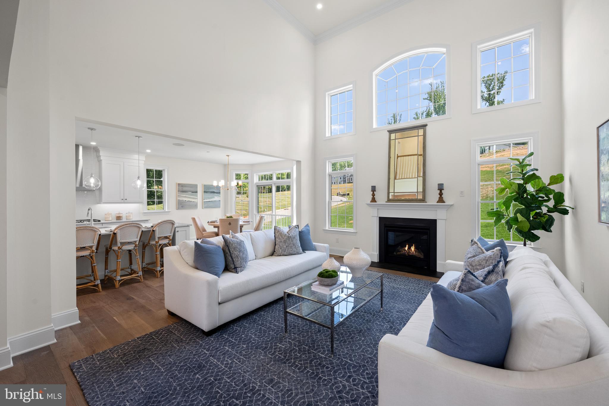 16 Bellflower Lane Newtown Square, PA 19073 - Photo 11 of 26 Family Room, Volume Ceiling, Lots of Natural Light