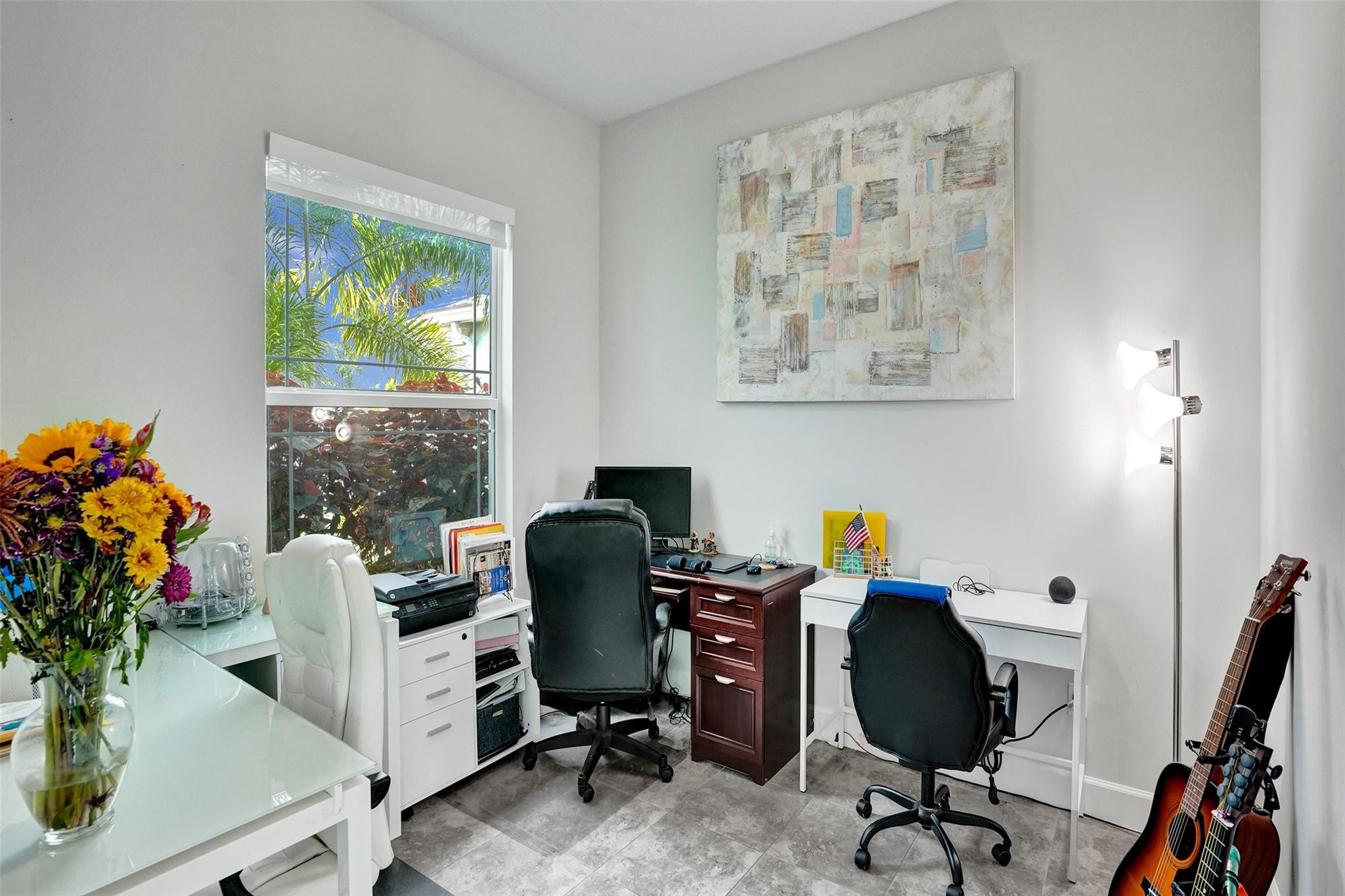 5416 Macoon Way Loxahatchee, FL 33470 - Photo 13 of 43 a view of a workspace with furniture and a window