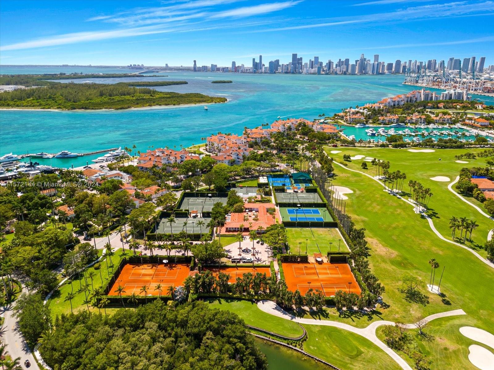 2113 Fisher Island Drive, Unit 2113 Miami Beach, FL 33109 - Photo 43 of 49 an aerial view of a city