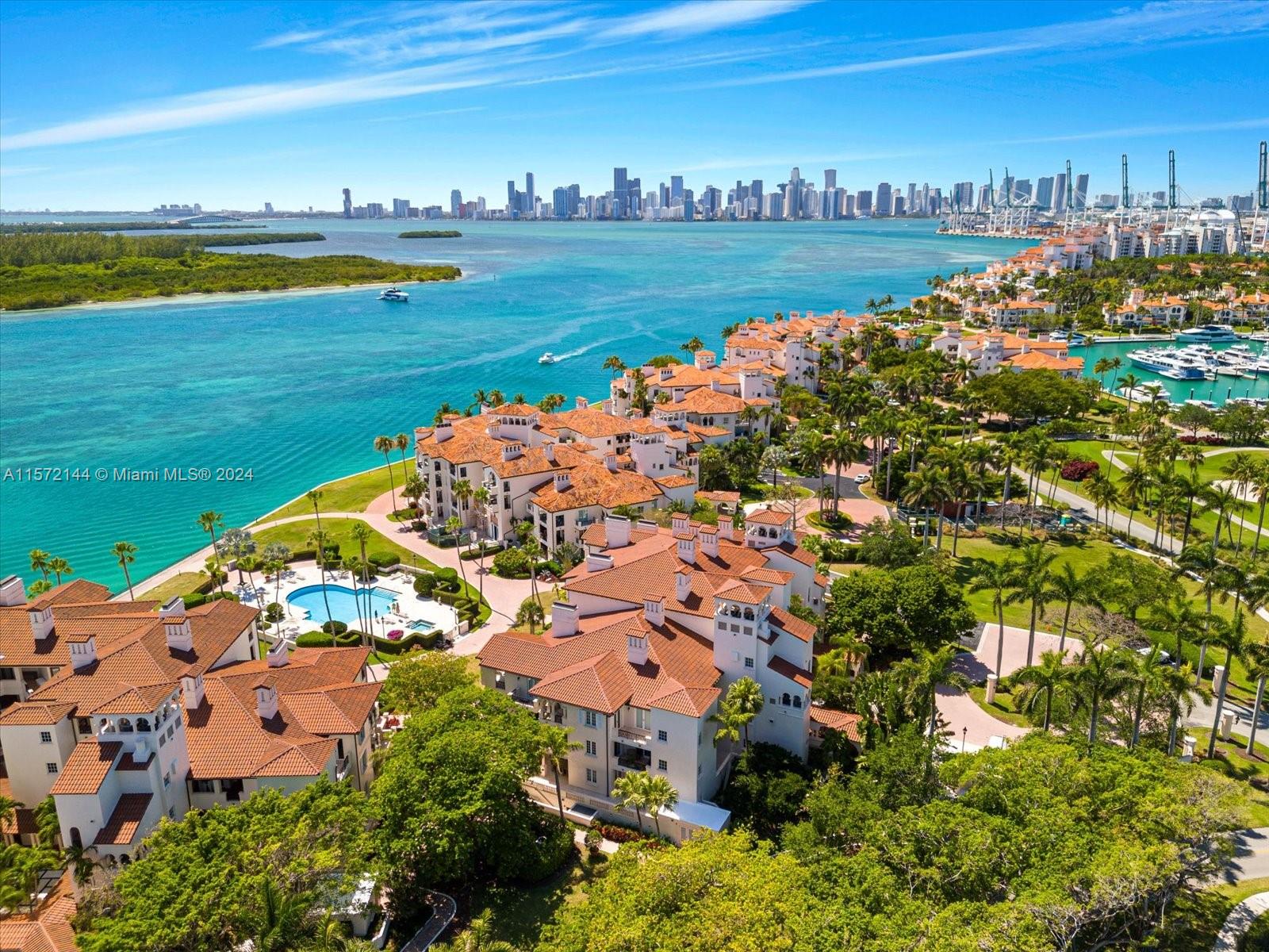 2113 Fisher Island Drive, Unit 2113 Miami Beach, FL 33109 - Photo 44 of 49 a view of a city with ocean view