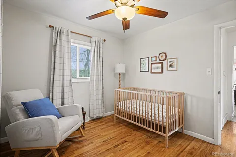 a view of livingroom with furniture and wooden floor