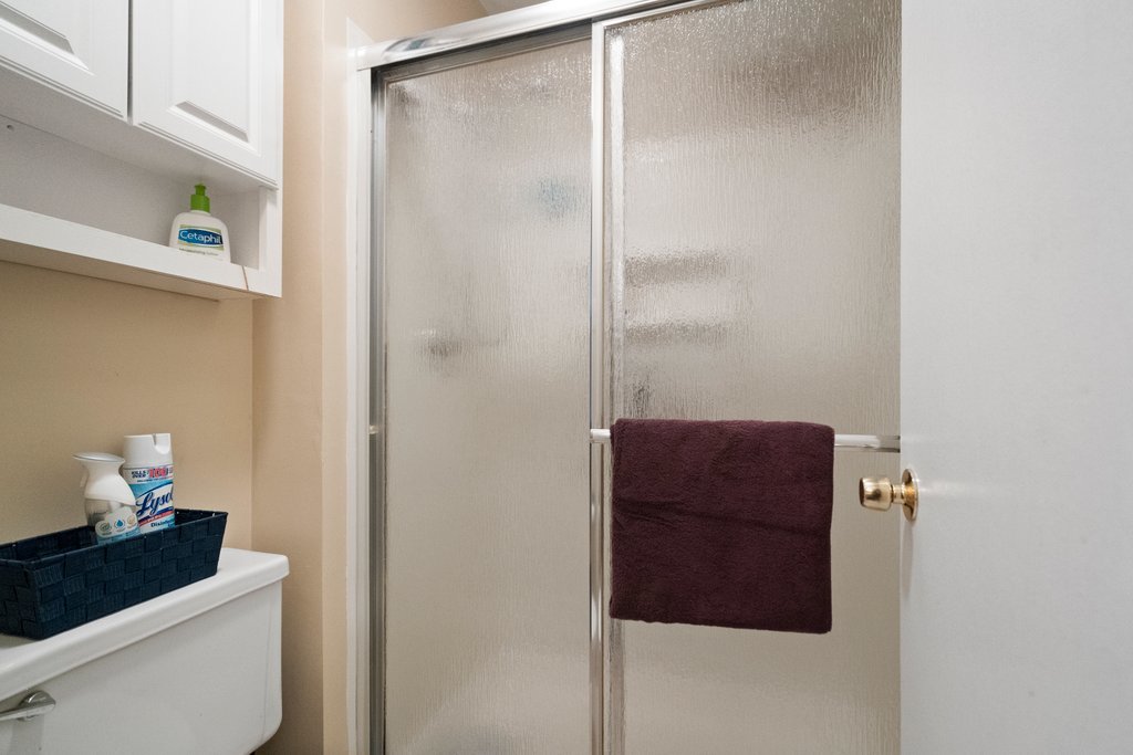 918 East Kings Row, Unit 1 Palatine, IL 60074 - Photo 30 of 36 a bathroom with a shower and a toilet