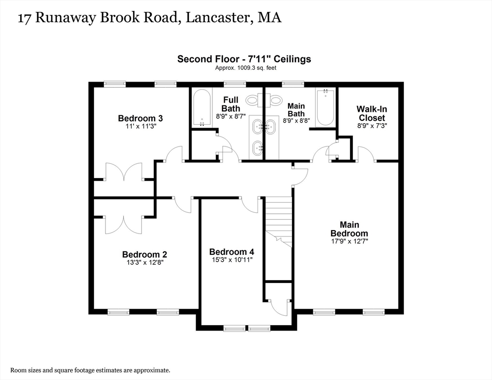 17 Runaway Brook Road Lancaster, MA 01523 - Photo 41 of 42 a picture of a book and a bed
