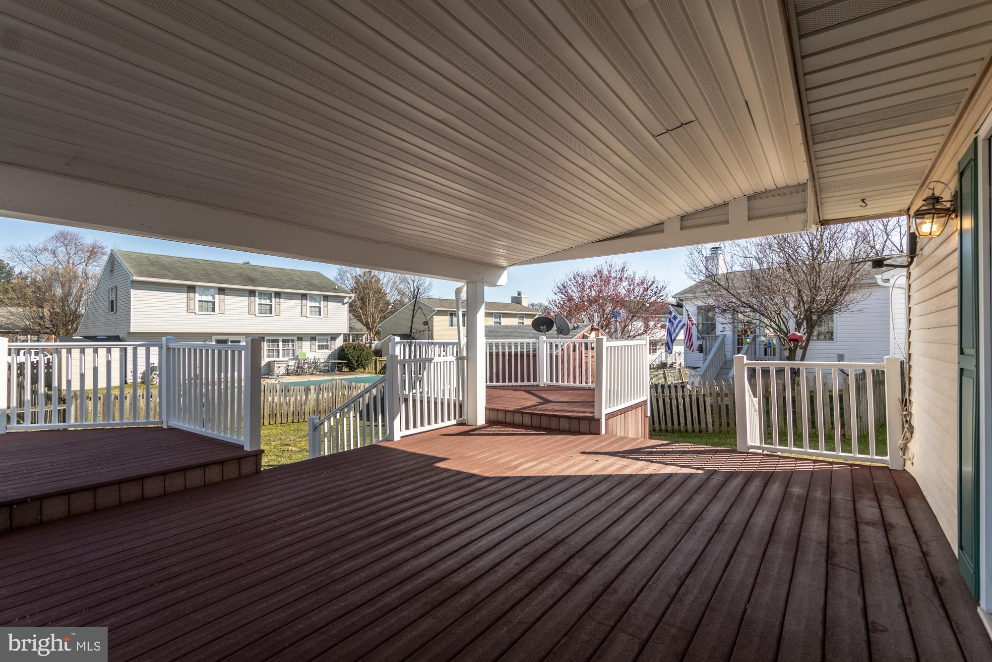 9221 Bowline Road Baltimore, MD 21236 - Photo 42 of 48 Large covered deck to enjoy during the summer