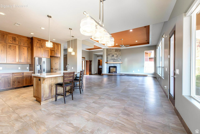 322 340 E Street Ivins, UT 84738 - Photo 20 of 61 Open concept living space featuring large format tile flooring throughout