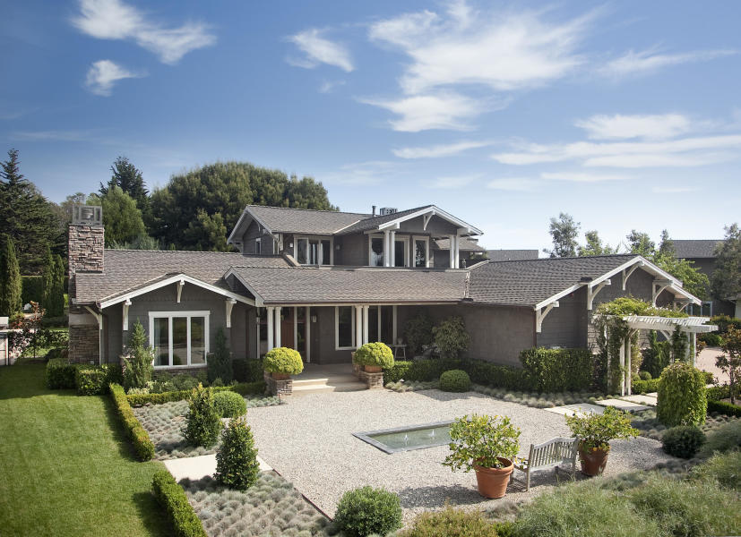 216 Ortega Ridge Road Summerland, CA 93067 - Photo 4 of 42 Entry courtyard