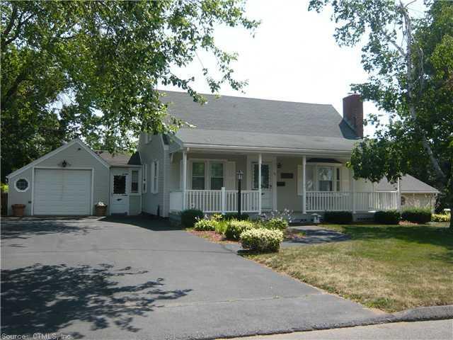 33 Horton Road Manchester, CT 06042 - Photo 1 of 1 a front view of a house with a garden and porch