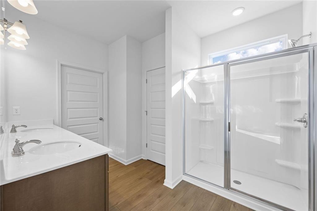 22 Willow Circle Rock Spring, GA 30739 - Photo 30 of 41 a bathroom with a sink and shower