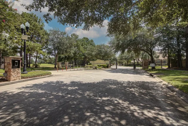 a view of road with trees
