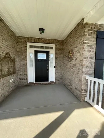 a view of an entryway door