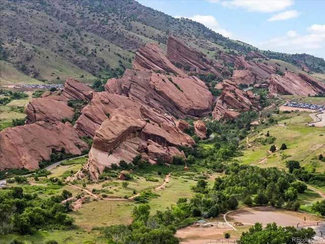 a view of a yard with plants