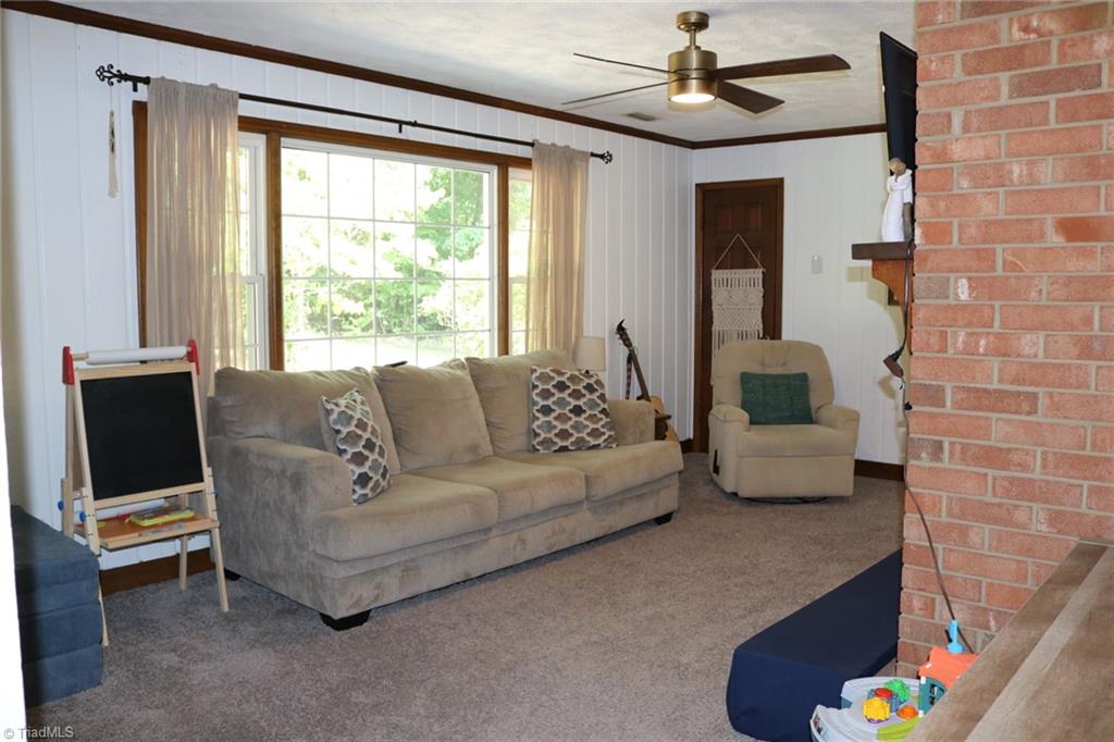 8455 Jefferson Church Road Rural Hall, NC 27045 - Photo 17 of 31 Den with lots of natural sunlight
