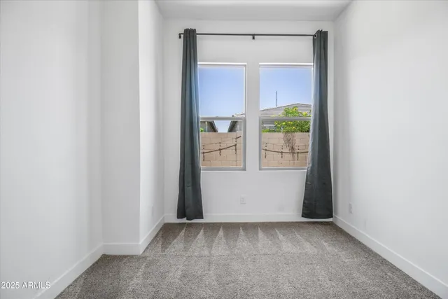 a view of hallway with closet