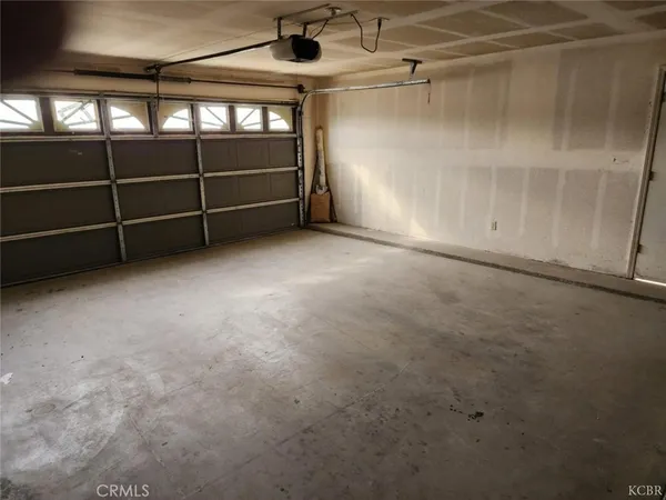 a view of a room with racks