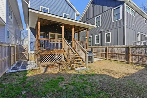 a outdoor living space with furniture