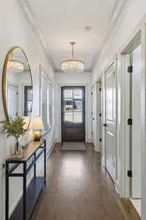 a view of an entryway with a livingroom