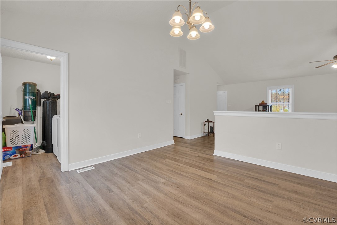 8561 Roundabout Road Henrico, VA 23231 - Photo 30 of 42 a view of empty room with wooden floor