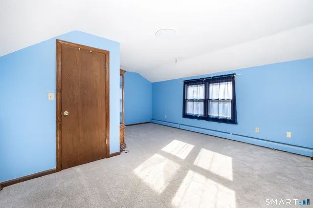 a car parked on the side of a street