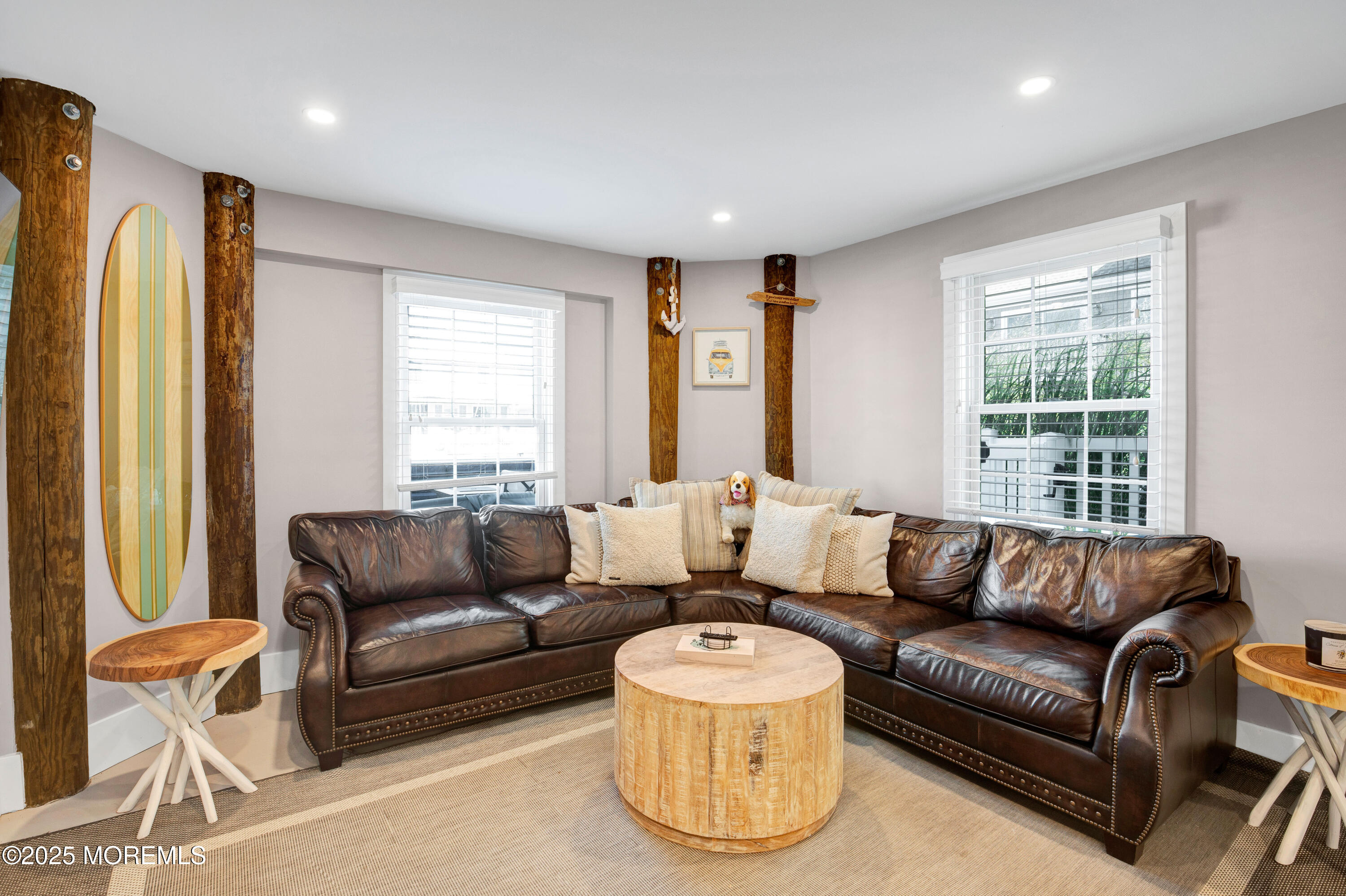 206 North Lagoon Road, Unit SUMMER 2026 Lavallette, NJ 08735 - Photo 45 of 50 a living room with furniture and a window