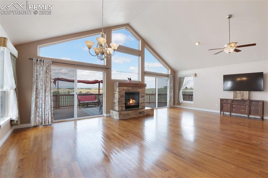 3730 Curtis Road Peyton, CO 80831 - Photo 12 of 50 Warm And Welcoming Fireplace