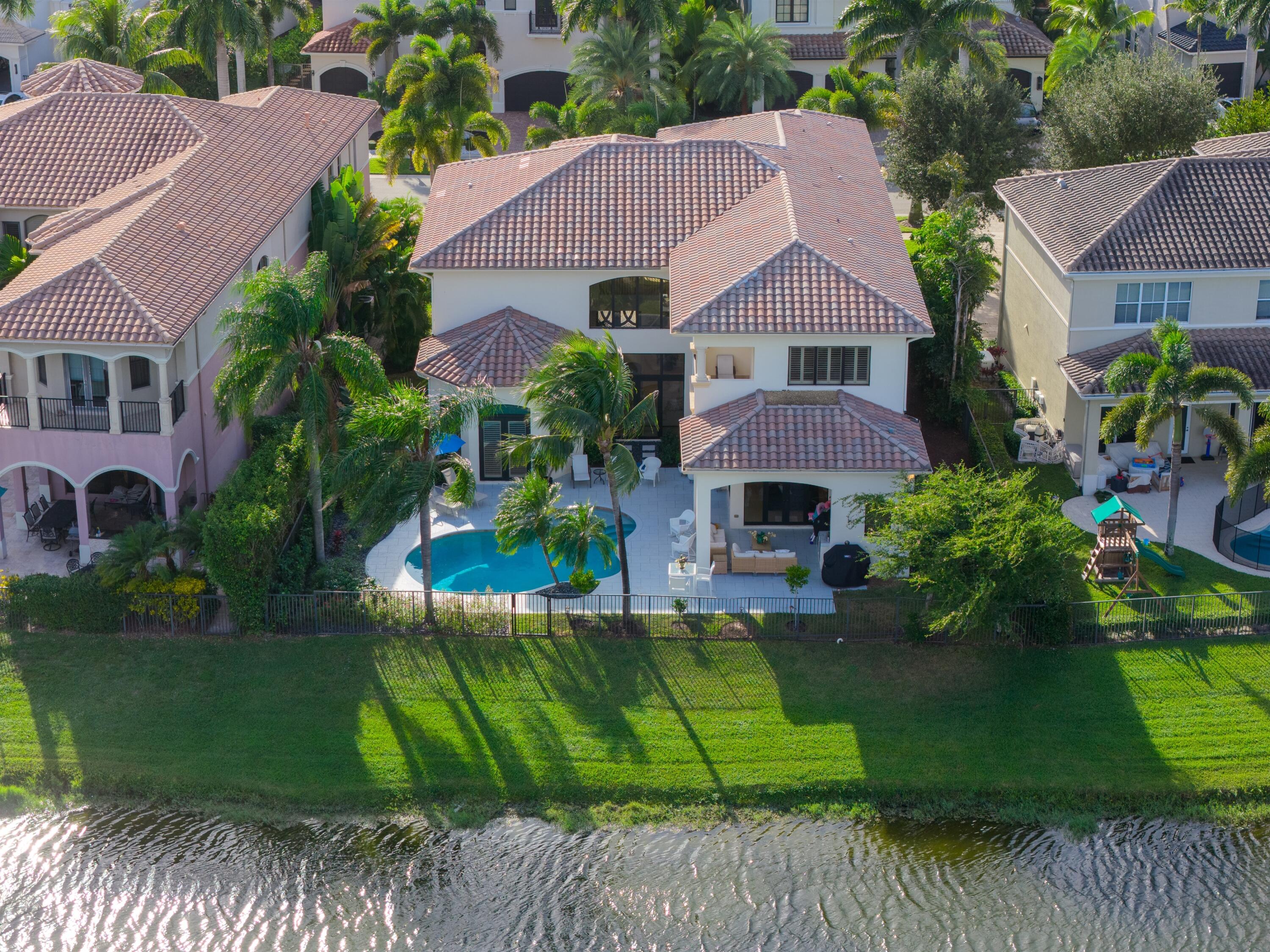 17894 Monte Vista Drive Boca Raton, FL 33496 - Photo 29 of 47 a aerial view of a house in a yard