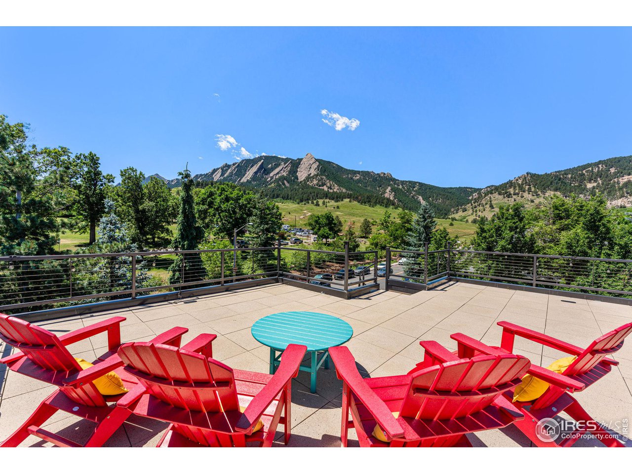 909 Baseline Road Boulder, CO 80302 - Photo 31 of 39 Upper Level Terrace West Views