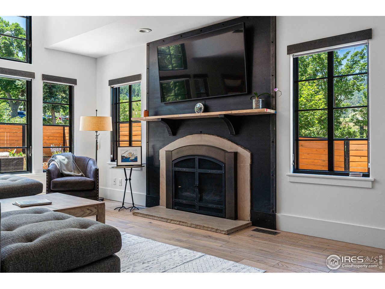 909 Baseline Road Boulder, CO 80302 - Photo 7 of 39 Will Kohler Custom Metal Fireplace