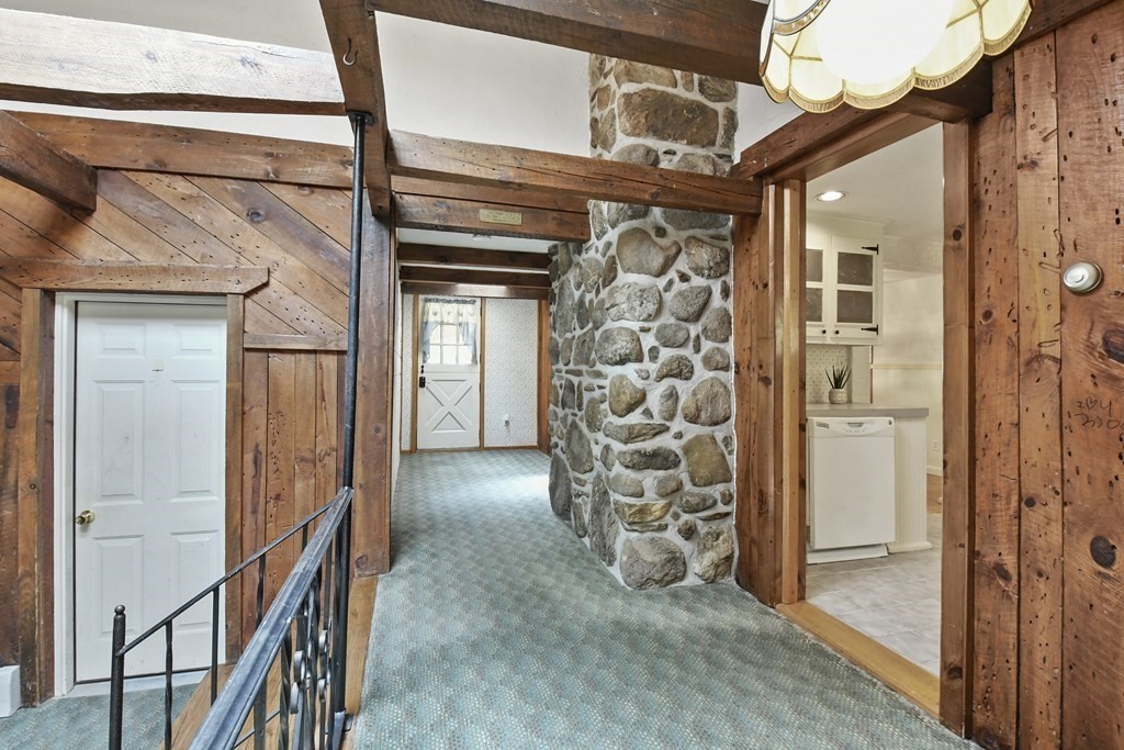 125 Lower Gore Road Webster, MA 01570 - Photo 15 of 42 view of livingroom with stairs
