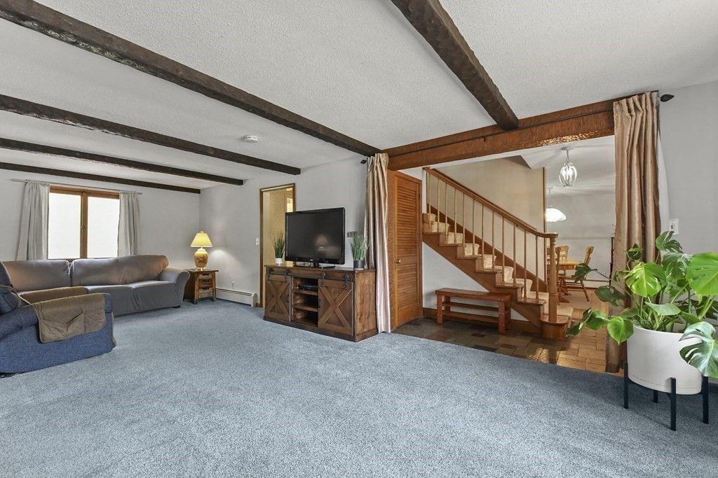125 Lower Gore Road Webster, MA 01570 - Photo 5 of 42 a living room with furniture and a flat screen tv