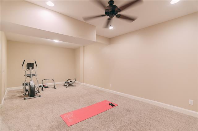 3761 Clarity Road Springfield, TN 37172 - Photo 12 of 20 Lower level bonus room has plenty of space to use for multi-purposes such as workout space or media. It is already set up and wired for media entertainment center! So many options for this rec room!