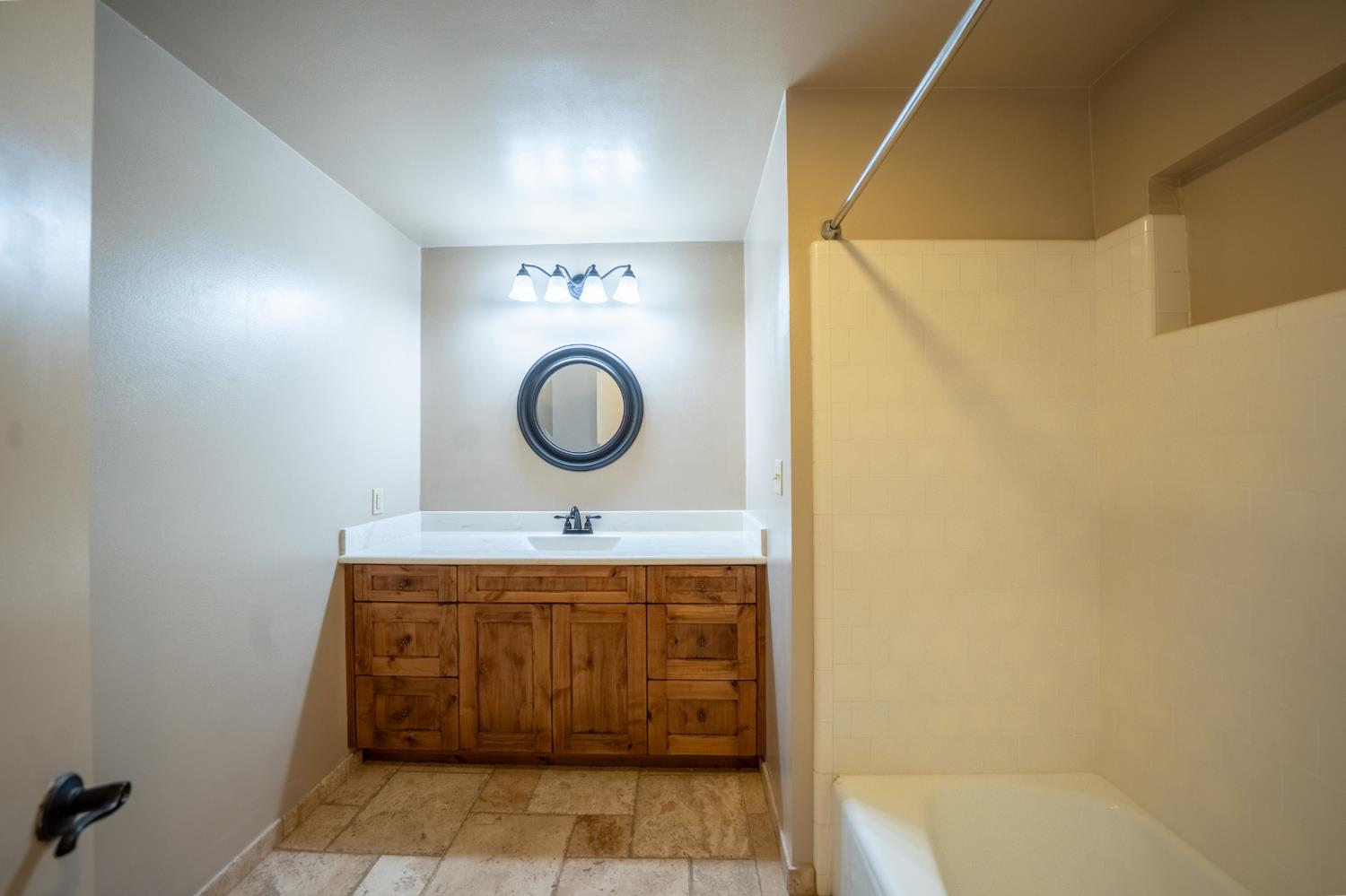 118 Main Street Murphys, CA 95247 - Photo 20 of 47 a bathroom with a sink and a mirror