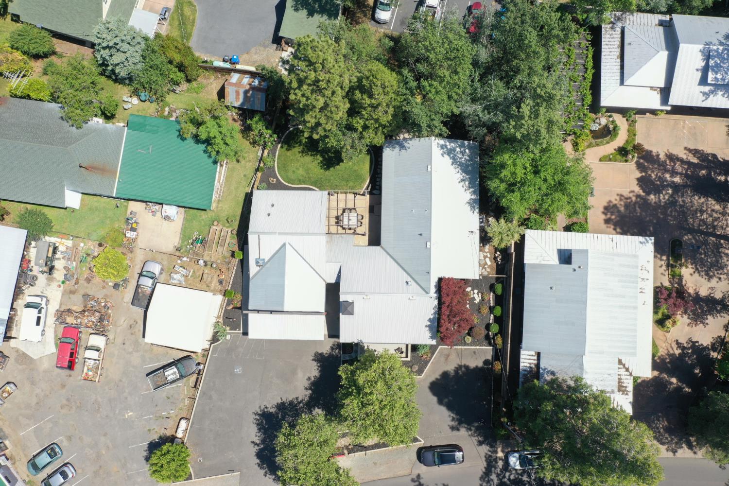 118 Main Street Murphys, CA 95247 - Photo 45 of 47 an aerial view of a house with outdoor space and street view