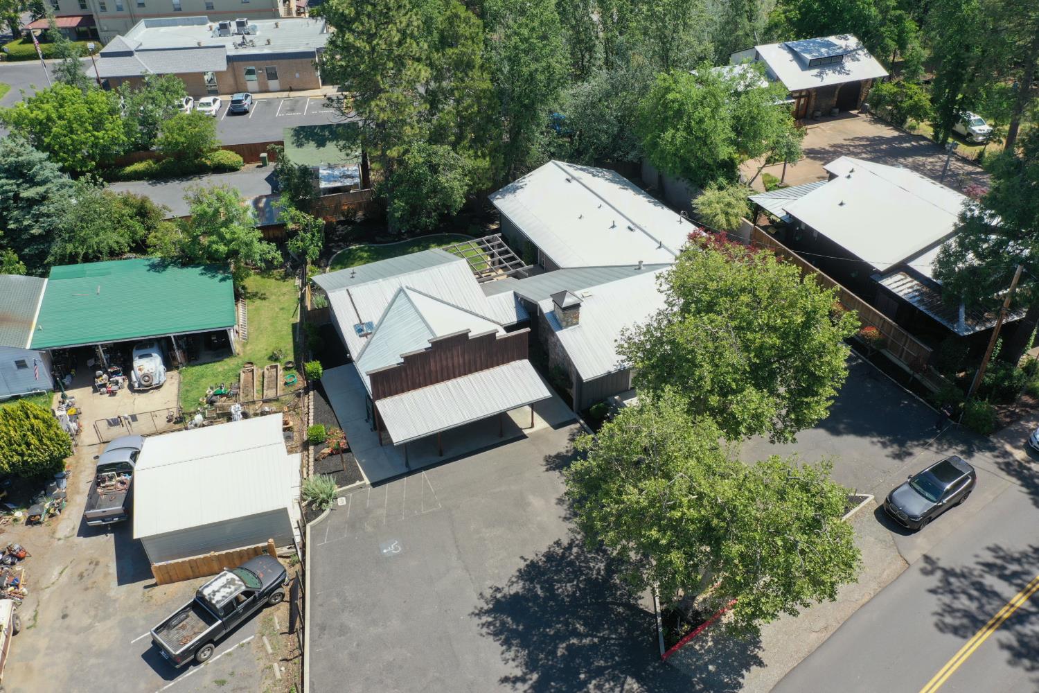 118 Main Street Murphys, CA 95247 - Photo 46 of 47 an aerial view of a house with backyard