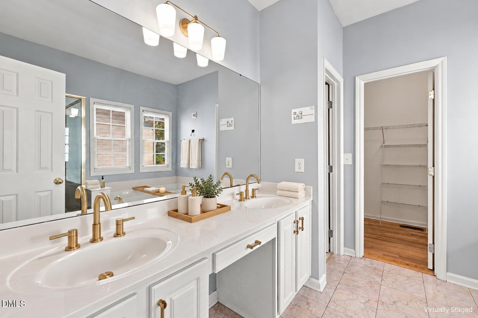 13112 Elmleaf Court Raleigh, NC 27614 - Photo 27 of 48 Master Bathroom - Virtually Staged