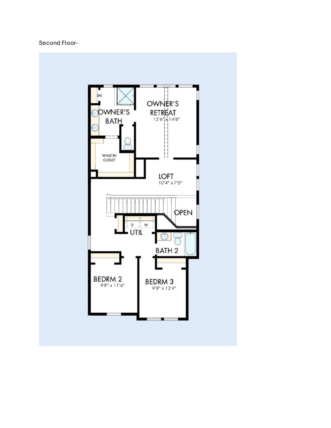 6404 Lautner Lane Austin, TX 78747 - Photo 10 of 10 Floor Plan - 2nd Floor