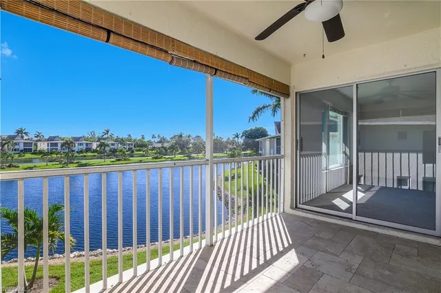 a view of a building with wooden floor