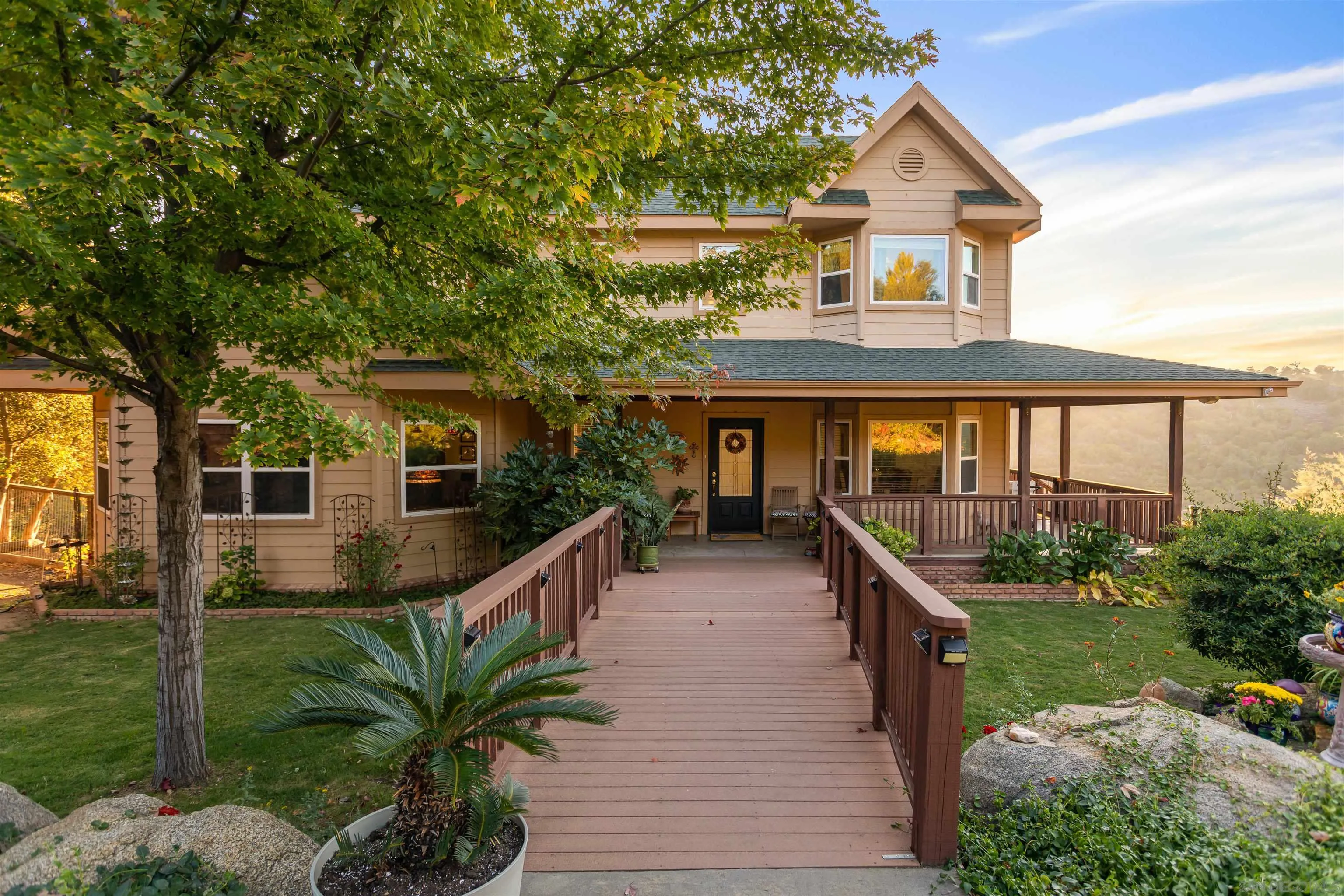 1210 Lakedale Road Santa Ysabel, CA 92070 - Photo 13 of 67 a front view of a house with a yard