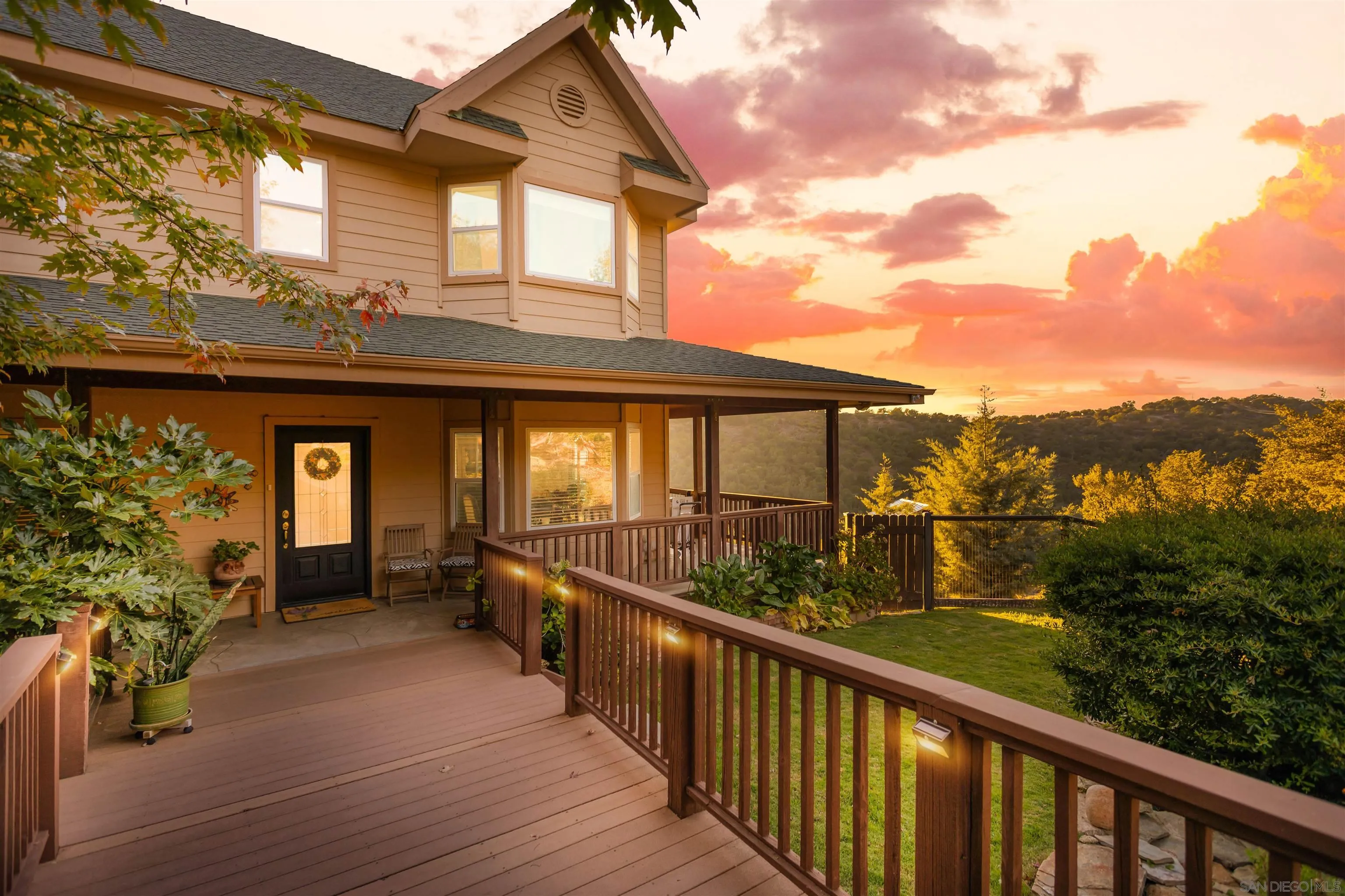 1210 Lakedale Road Santa Ysabel, CA 92070 - Photo 2 of 67 a view of a house with a porch