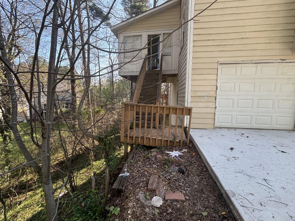 4749 Shallow Ridge Road Northeast Kennesaw, GA 30144 - Photo 26 of 28 a view of a pathway of a house with backyard