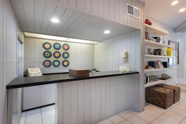 a view of a swimming pool with an outdoor space