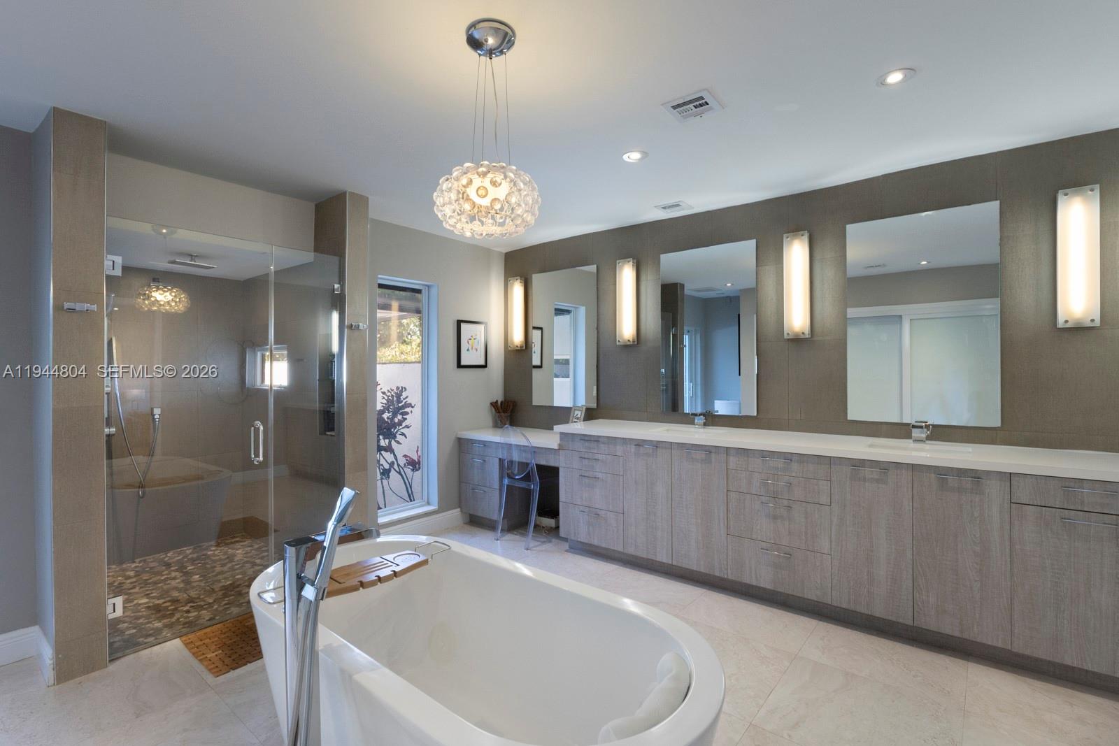 10281 Southwest 125th Street Miami, FL 33176 - Photo 26 of 45 a large spacious bathroom with a large tub shower and sink