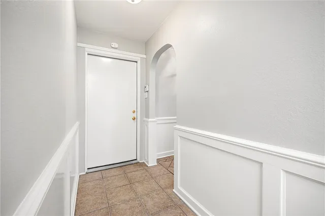 a view of closet area