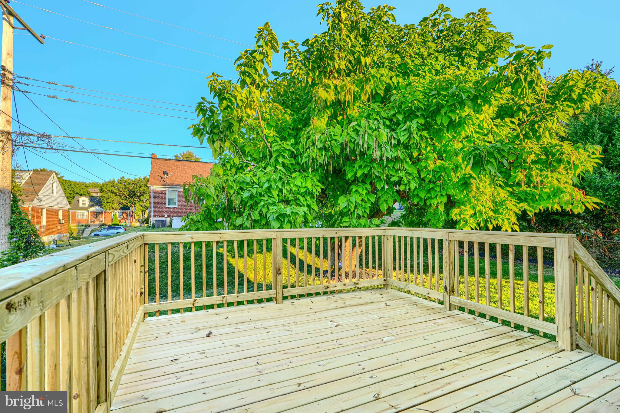3515 Rhom Road Gwynn Oak, MD 21207 - Photo 33 of 36 a balcony with wooden floor