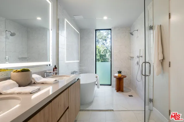 a bathroom with a sink and a tub