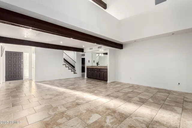 a view of a livingroom with a fireplace